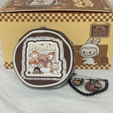 POPMART POPBEAN 커피 팩토리 커스텀 브로치 백