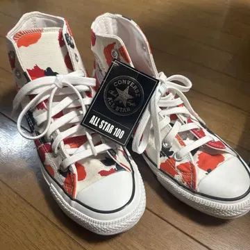 CONVERSE react 컨버스 하이컷 스니커즈 코이 패턴