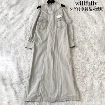 willfully V넥 레이어드 원피스 데님 최근 미사용 정가 2만
