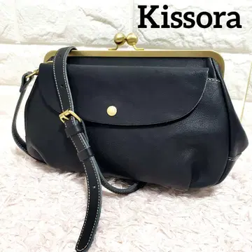 Kissora 키소라 가마구치 숄더백 컨디션 최상 블랙