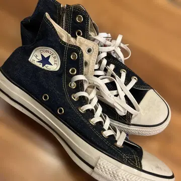 CONVERSE ALL STAR 데님 하이컷 사이드 지퍼