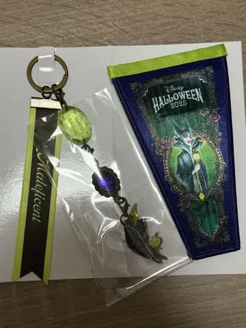 Disney Halloween 말레피센트 와펜 키체인
