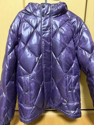 UNIQLO/다운 90/다운 자켓/L/폴리에스테르/퍼플