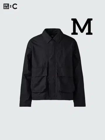 UNIQLO C 2025SS 코튼 숏 블루종 블랙 M 유니클로C