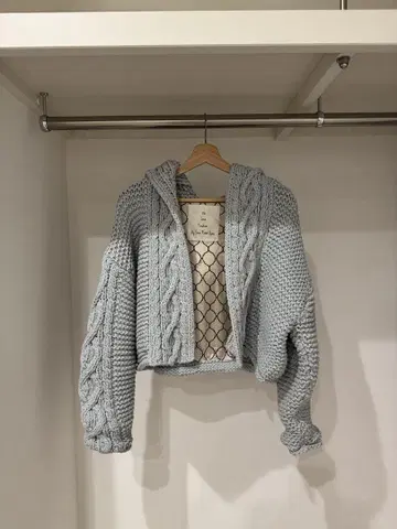 Sea Roomlynn 후드 부착 니트 가디건