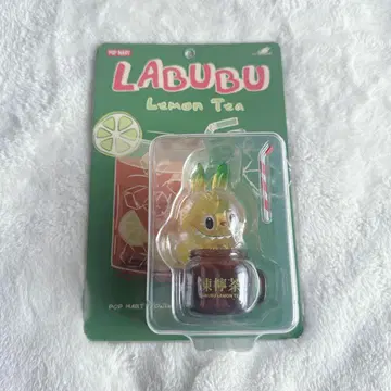 정품 LABUBU Lemon Tea Figure
