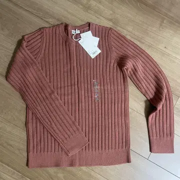 UNIQLO 엑스트라 파인 메리노 와이드 리브 크루넥 스웨터 (긴팔)