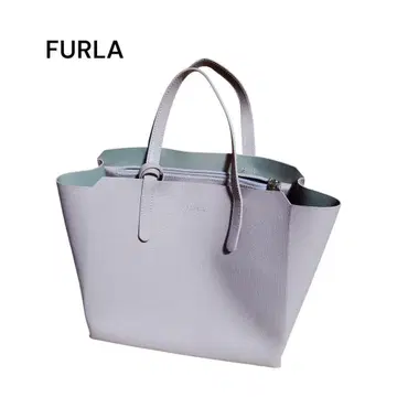 새상품급 FURLA 핸드백 핑크 천연 가죽