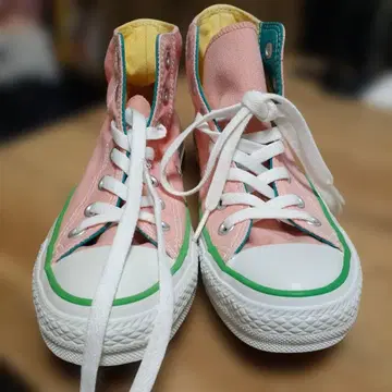 컨버스 올스타 하이컷 스니커즈 핑크 24cm