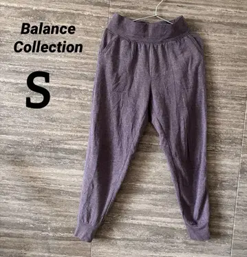 BalanceCollection 보라색 조거 팬츠 맨투맨 하이웨스트