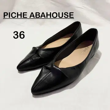 PICHE ABAHOUSE 트위스트 플랫 펌프스 발레 슈즈 36