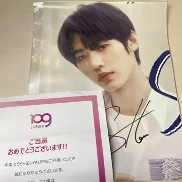 ENHYPEN 성훈 SHIBUYA109 사인 포함 포스터 A4 사이즈