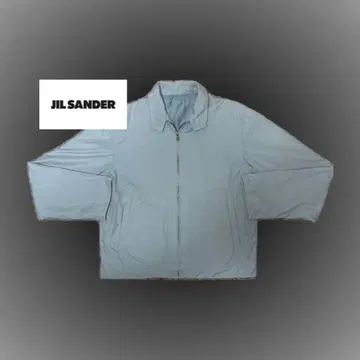 00s 본인기 JILSANDER 질 샌더 라이트 그레이 나일론 자켓