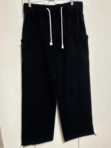 WAIPER.inc 더블니 스웨트 팬츠 블랙 XL