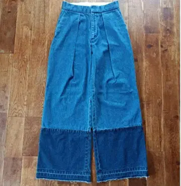 PHEENY 데님 와이드 팬츠 TUCK SLACKS