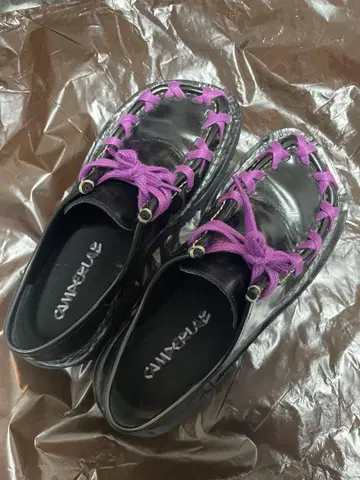camperlab eki 캠퍼 라보 비 슈즈 블랙 보라색 40