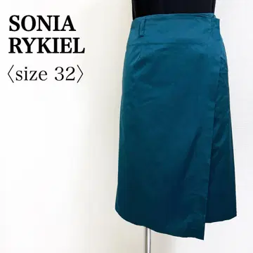 SONIA RYKIEL 컬렉션 랩 스타일 스커트 32 깔끔한 출퇴근용