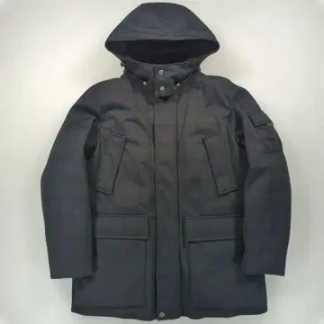 미사용급. 다케오 키쿠치 블랙워치 패턴 다운 자켓 체크