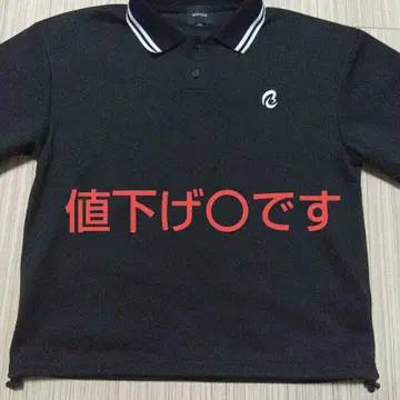 블랙 스트라이프 칼라 피케 셔츠