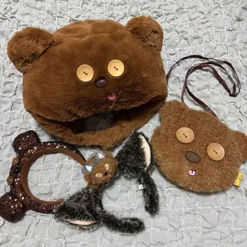 [ 새상품급 ] 팀 가마구치 미니백 봉제 인형 햇 머리띠 유니버셜 USJ