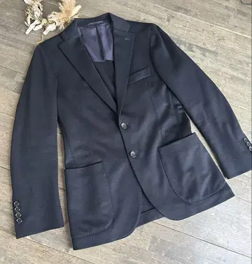 새상품급 고급 택 유나이티드 애로우즈 테일러드 니트 울 자켓 44