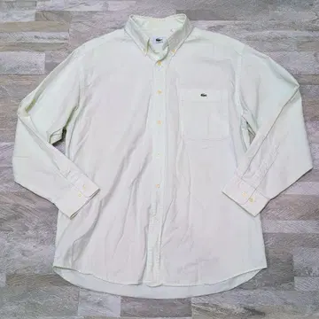 LACOSTE 원포인트 로고 긴팔 셔츠 M