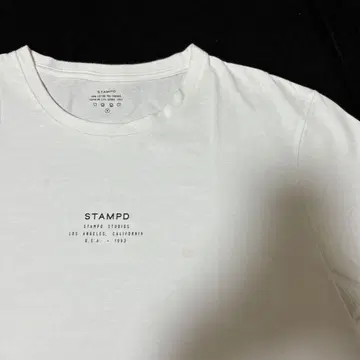 STAMPD 화이트 T셔츠 스탬피디 반팔T셔츠
