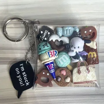 가챠 파우치 브라운 민트 산리오 포차코 할로윈