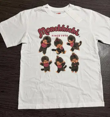 Monchhichi 몽치치 T셔츠 M사이즈 화이트 유니클로 UT