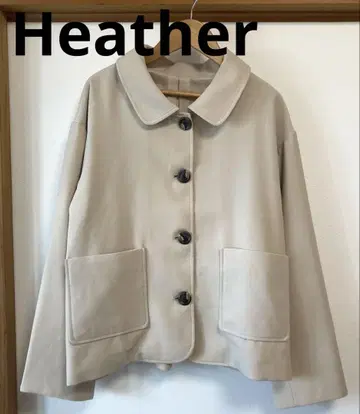 미사용 새상품 Heather 자켓 라이트 베이지