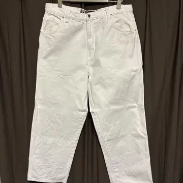 CULTURE JEANS 화이트 데님 Bboy 스트릿 00s