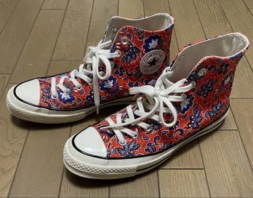 컨버스 CHUCKTAYLOR 하이컷 빨간색 네이비 26cm