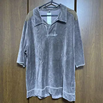 nonnative 초레어 벨로아 소재 피케 셔츠 브라운