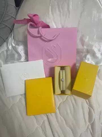 Swarovski 다이아몬드풍 팔찌 기프트 박스 포함