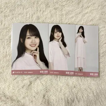 노기자카46 카키 하루카 브로마이드 소프트 핑크 컴프
