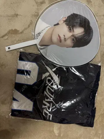 INI XQUARE 메쉬 유니폼 후지마키 쿄스케 새상품 부채 선물