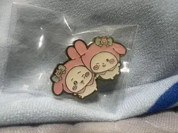 치이카와 산리오 콜라보 핀 배지 치이카와 마이멜로디