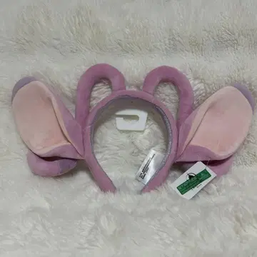 상하이 디즈니 엔젤 머리띠 택 포함 새상품