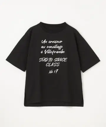 그레이스 콘티넨탈 레터드 오버 T셔츠