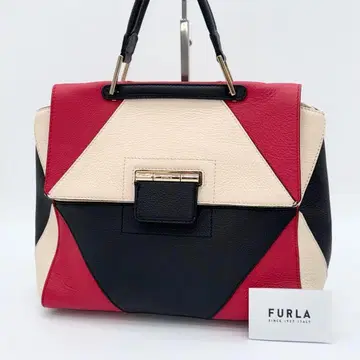 [ 컨디션 최상 ] FURLA 아르테시아 핸드백 플랩백 가죽