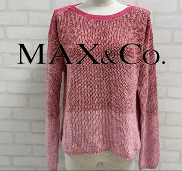 새상품 MAX&Co. 핑크 계열 니트 긴팔 스웨터