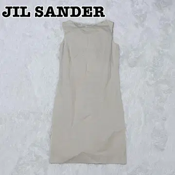 새상품급 질 샌더 JIL SANDER 슬리브리스 원피스 베이지