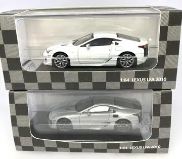 DCT 1/64 미니카 렉서스 LFA 화이트 실버 일괄