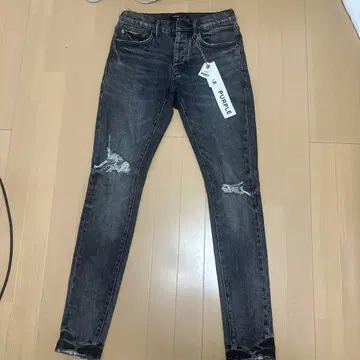 PURPLE brandP001 다크 그레이 청바지 28inch