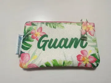 Guam 플라워 프린트 파우치