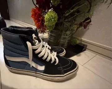 Vans 하이컷 스니커즈 블랙/블루