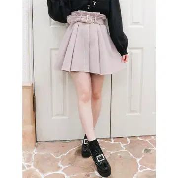 ROJITA 펄 버클 미니 스커트