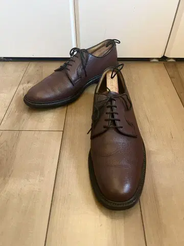 [새상품급] REGAL 리갈 플레인토 주름 가죽 엠보 26.5cm