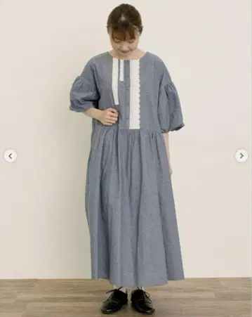 Samansa Mos2 web 한정판 가슴 레이스 원피스