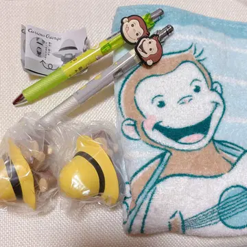 호기심 많은 조지 가챠 샤프 타월